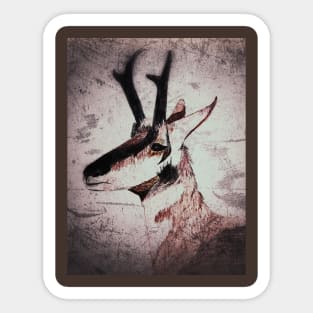 Pronghorn Antelope Sticker